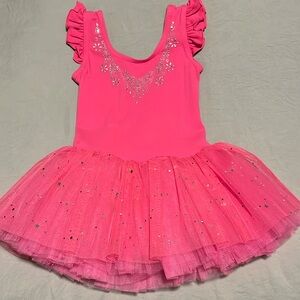 Girls pink ballerina costume